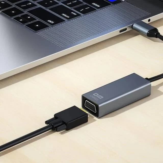 تحويلة Type-C الى  DM CHB023 Type‑C to VGA 1080P Adapter - VGA