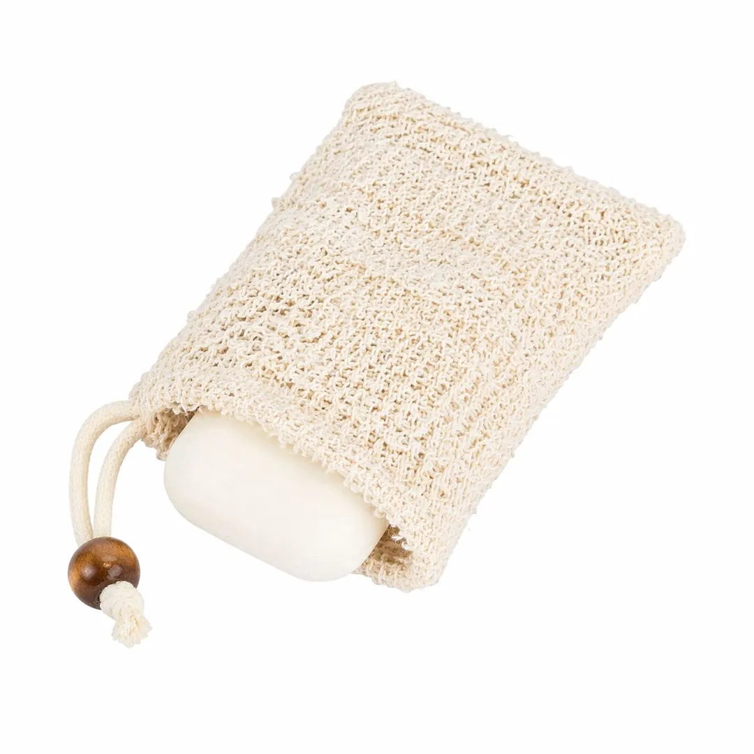 ليفة صابون طبيعية من ألياف السيزال Natural Sisal Soap Saver Bag