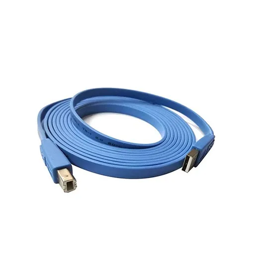 1.5Meters USB AM-BM Flat Printer Cable كيبل USB للطابعات