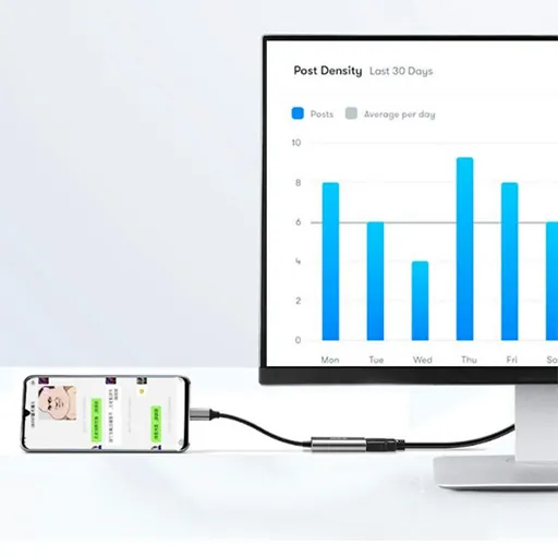 تحويلة لنقل الصورة SSK C060 Type-C to HDMI Adapter