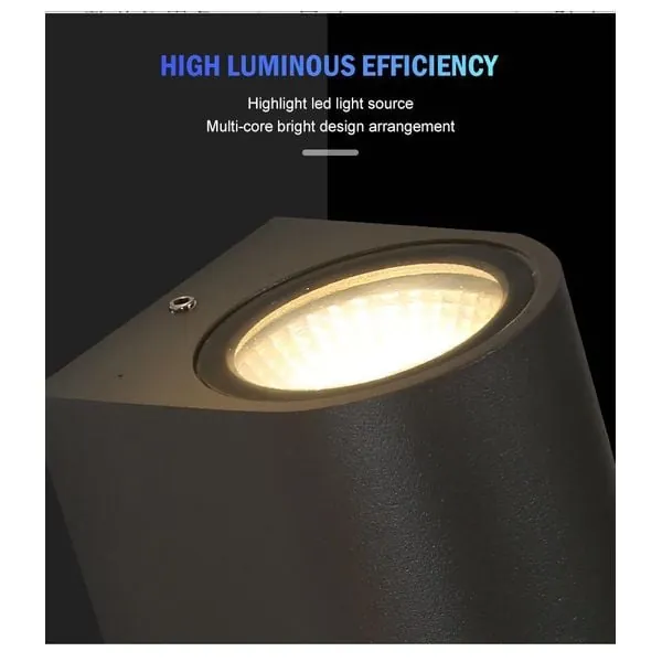 ضوء جداري - اسود - WL-1810A — 2