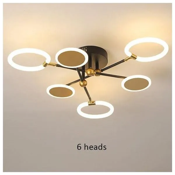 ضوء سقفي - ذهبي - 6Heads-LY-661 — 2