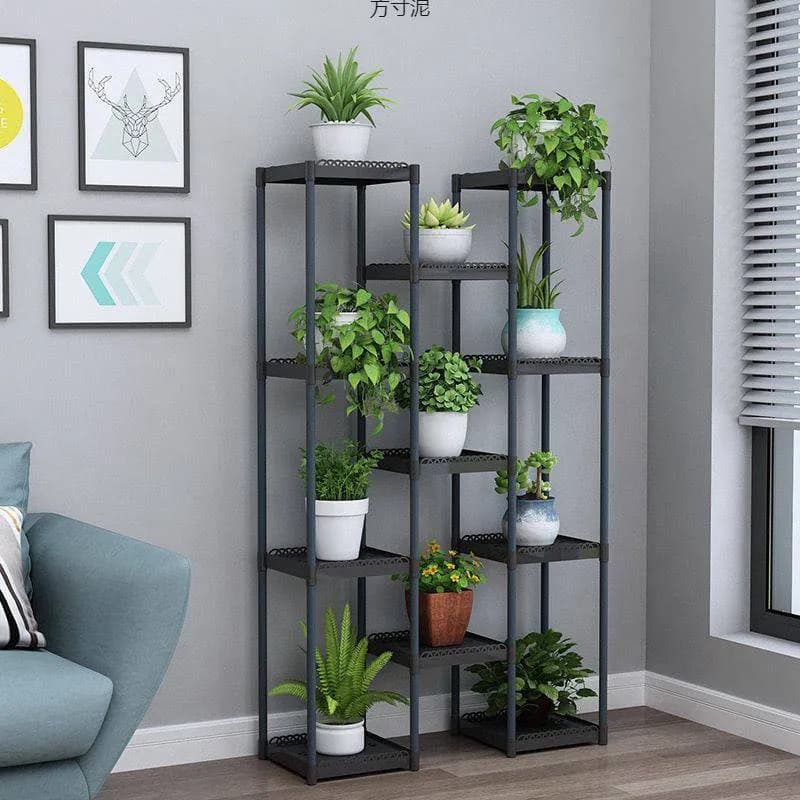 ستاند معدني متعدد الاستخدامات لتنسيق النباتات والديكور Multi-Layer Metal Plant Stand / Storage Shelf — 2