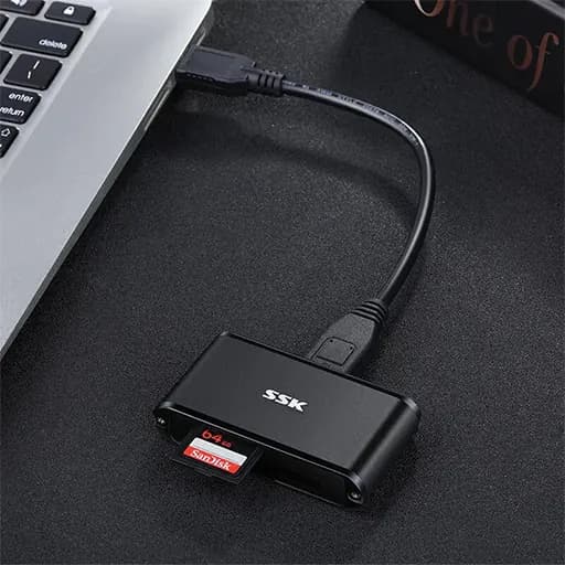 SSK SCRM630 USB3.0 Card Reader قارئ بطاقة ذاكرة