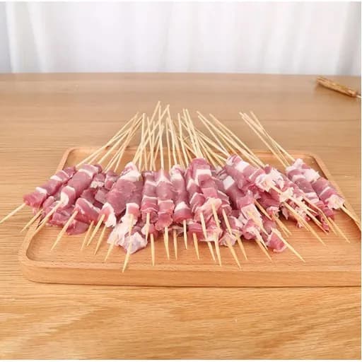 اعواد شواء خشبية 100 قطعة Bamboo Barbecue Sticks Set 100 Pcs — 2