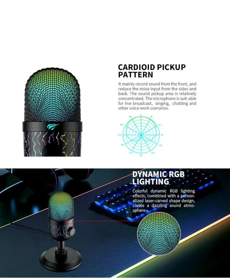 مايك احترافي للبث والتسجيل Gaming Microphone — 3
