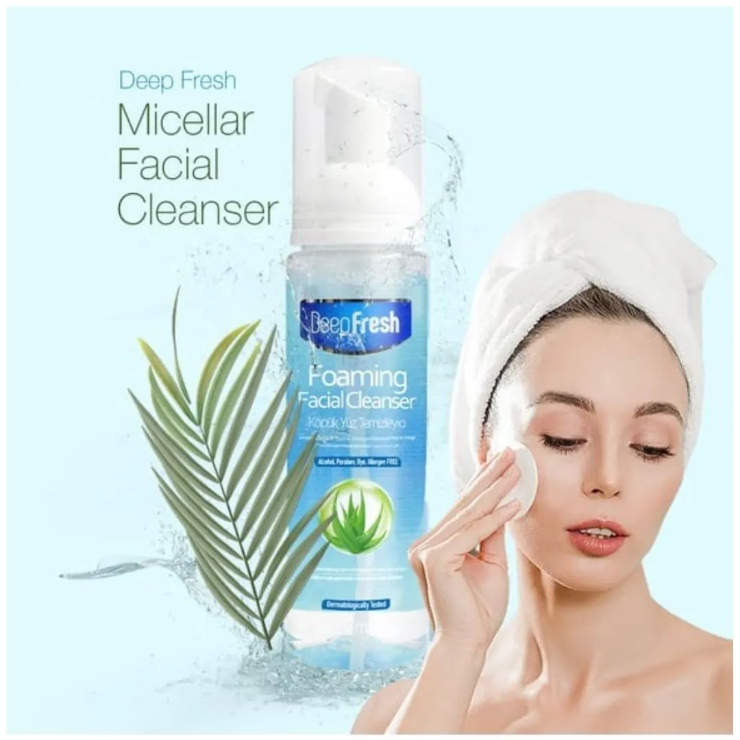 ديب فريش غسول رغوي للوجه بالألوفيرا 200 مل DeepFresh Foaming Facial Cleanser (Aloe Vera) 200 ml — 2
