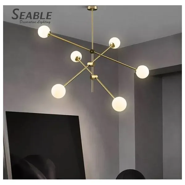 ضوء سقفي - ذهبي - 8LED-SE-P1529-6A — 2