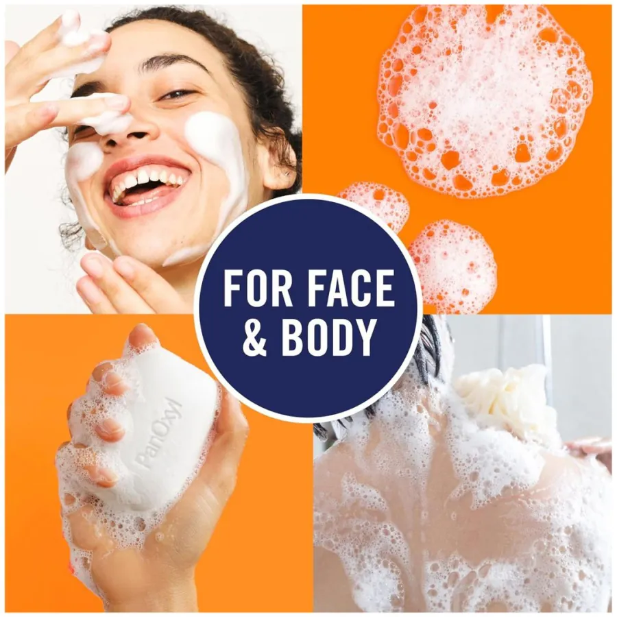 صابونة بان أوكسيل لعلاج حب الشباب للوجه والجسم PanOxyl Acne Treatment Bar for Face &amp; Body — 3