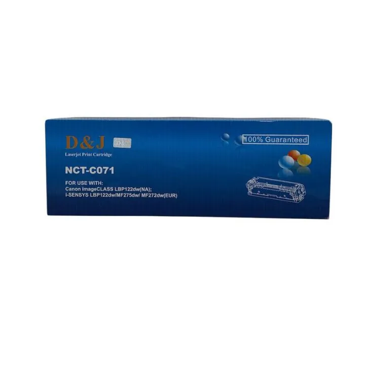 كارتج حبر ليزري D&amp;J (موديل NCT-C071) متوافق مع طابعات كانون D&amp;J Laserjet Print Cartridge NCT-C071 – Compatible with Canon Printers