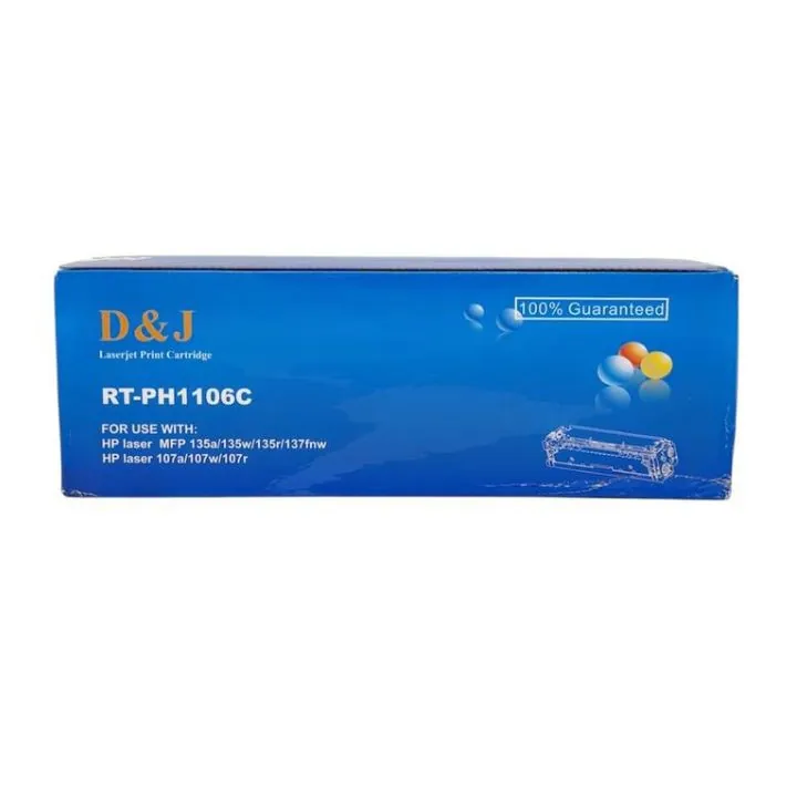 كارتج حبر للطابعات (HP LaserJet MFP 135- 137 – HP Laser 107) Printer Ink Cartridge (Model RT-PH1106C)