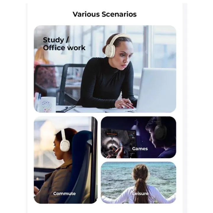 سماعة رأس لاسلكية هافيت لايف 02H HAVIT Wireless Headphones LIFE 02H Bluetooth — 2