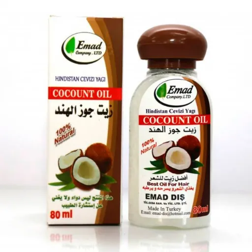 عماد زيت جوز الهند Coconut Oil  مل80
