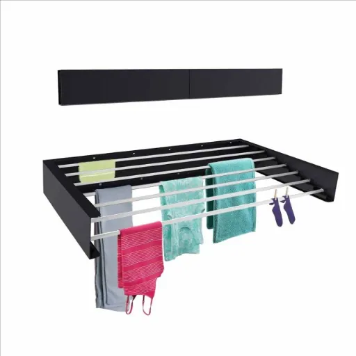 منشر ملابس جداري قابل للطي Foldable Clothes Hanger TM570 — 3