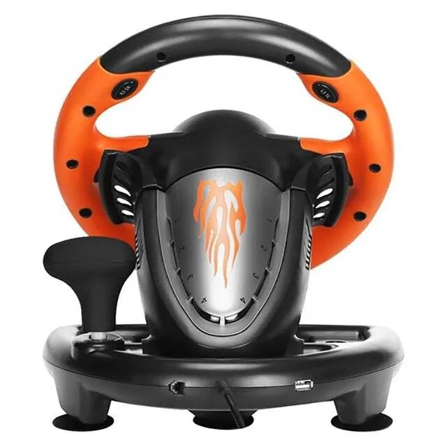 عجلة قيادة ألعاب PXN V3 Pro مع دواسات (برتقالي) PXN V3 Pro Steering Wheel (Orange) — 2