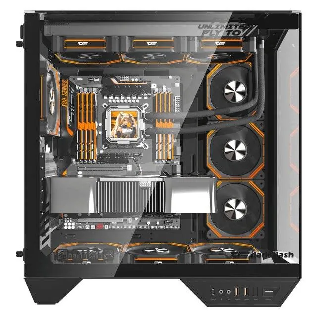 صندوق حاسوب كيس دارك فلاش DY470 (أسود) DarkFlash DY470 Case (Black)