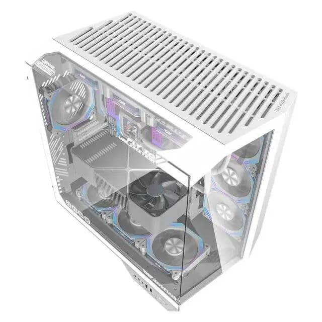 صندوق حاسوب دارك فلاش DY470 (أبيض) DarkFlash DY470 ATX PC Case (White)