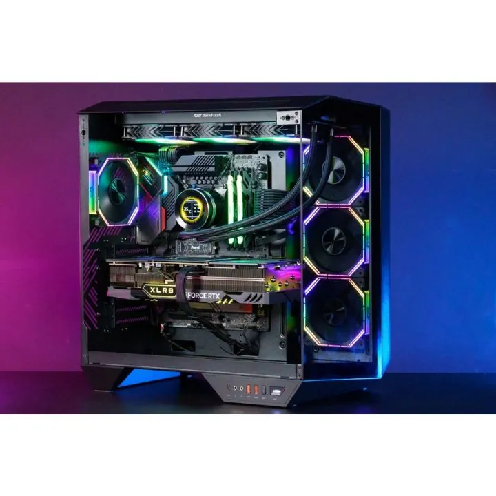 صندوق حاسوب دارك فلاش DY470 (أبيض) DarkFlash DY470 ATX PC Case (White) — 3