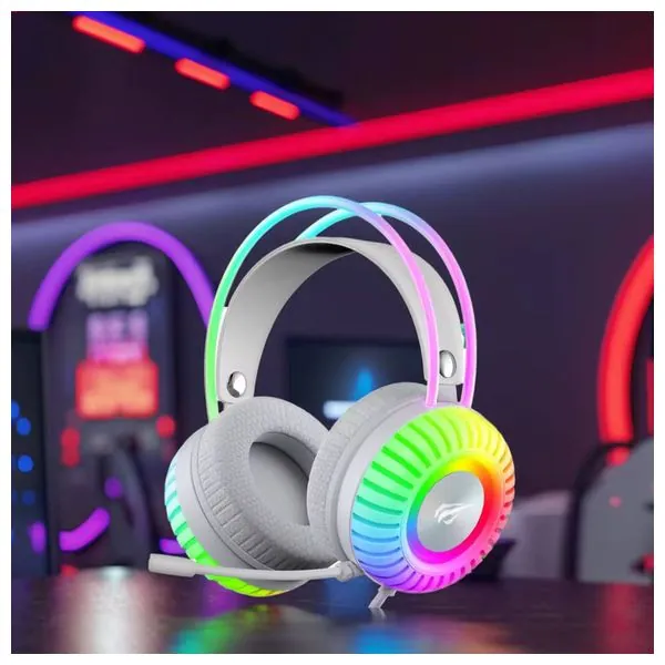 سماعة ألعاب من هافيت بتقنية صوت محيطي 7.1 وإضاءة RGB HAVIT GAMENOTE H2046U USB 7.1 Gaming Headphone — 3