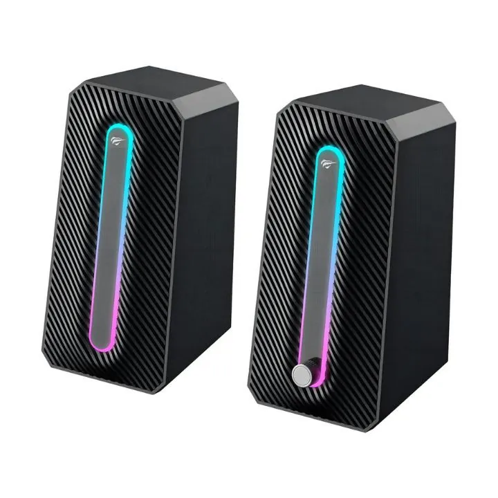 سبيكر ستيريو بإضاءة RGB من هافيت – موديل Havit Gamenote SK216 HAVIT GAMENOTE SK216 RGB Light Stereo Computer Speaker