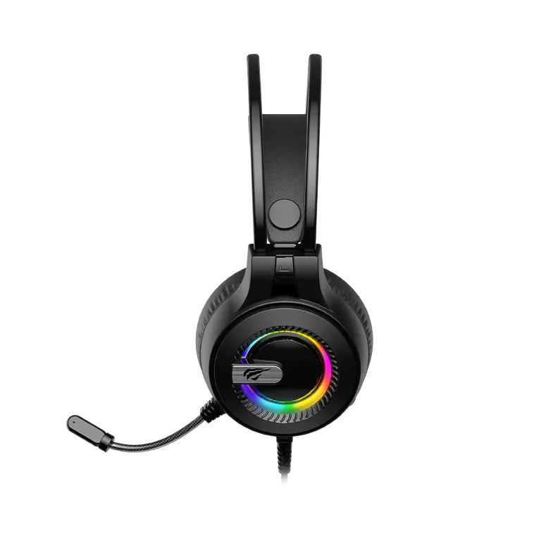 سماعة ألعاب هافيت 3.5مم بإضاءة RGB – Havit Gamenote H2040d HAVIT GAMENOTE H2040d 3.5MM Gaming Headphone — 2