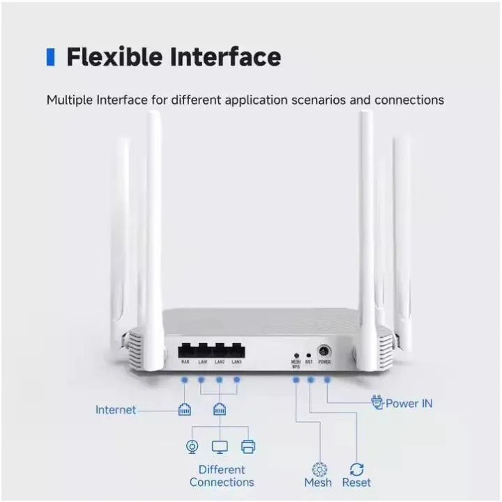 راوتر كايسوس Wi-Fi 7 ثنائي النطاق بسرعة 3600 ميغابت – موديل KS-WR3600 KAYSUS KS-WR3600 BE3600 Dual-Band Wi-Fi 7 Wireless Router