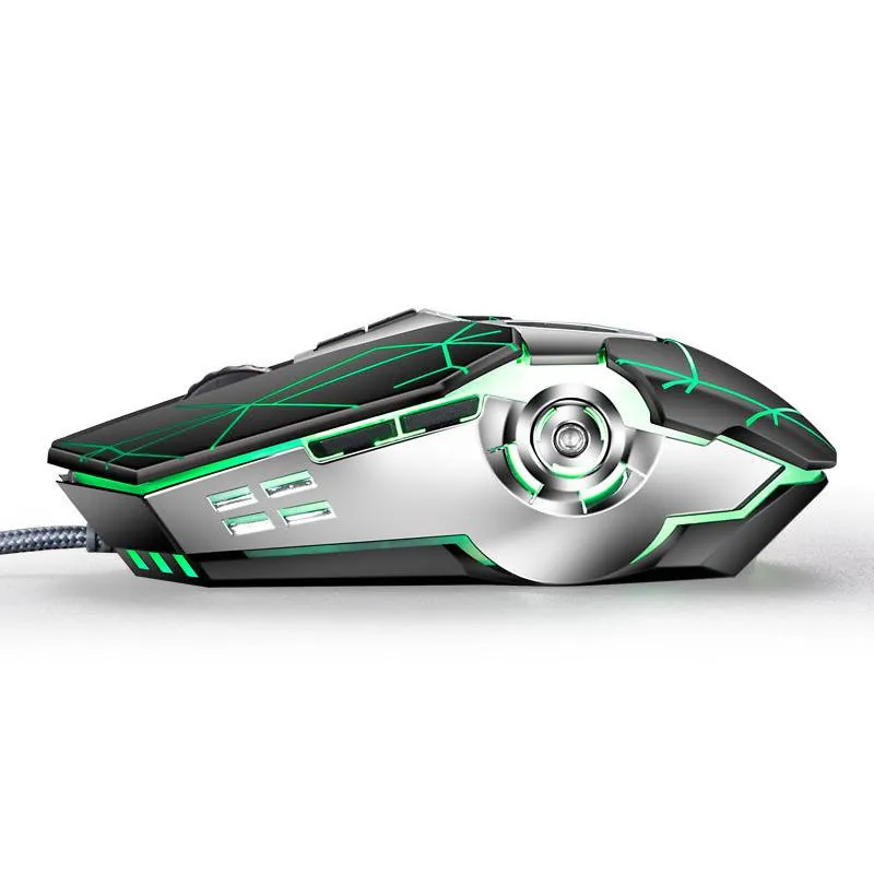 ماوس ألعاب احترافي مضيء Linmony Turbo G607 7D Linmony Turbo G607 7D RGB Gaming Mouse