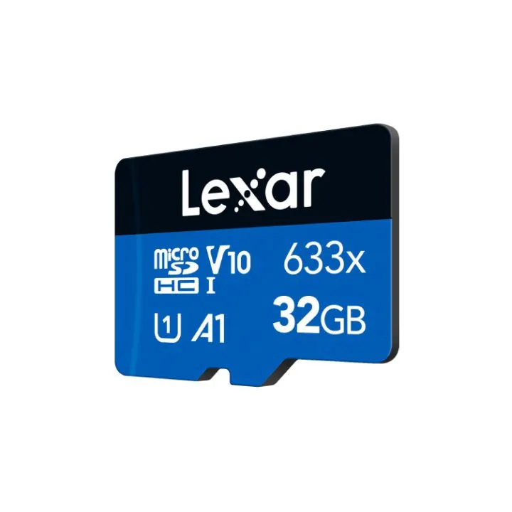 بطاقة ذاكرة ميكرو ‎‎32 جيجا من ليكْسار فئة 633× Lexar High-Performance 633× microSDHC 32 GB UHS-I, Class 10, A1 — 3