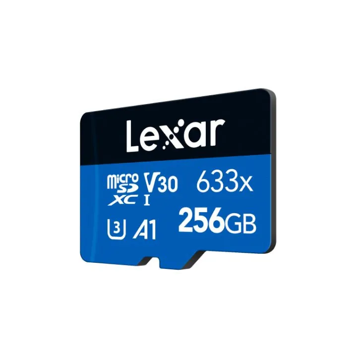 بطاقة ذاكرة ليكْسار 256 جيجا فئة 633× Lexar High-Performance 633× microSDXC 256GB UHS-I, Class 10, V30, A1 — 3