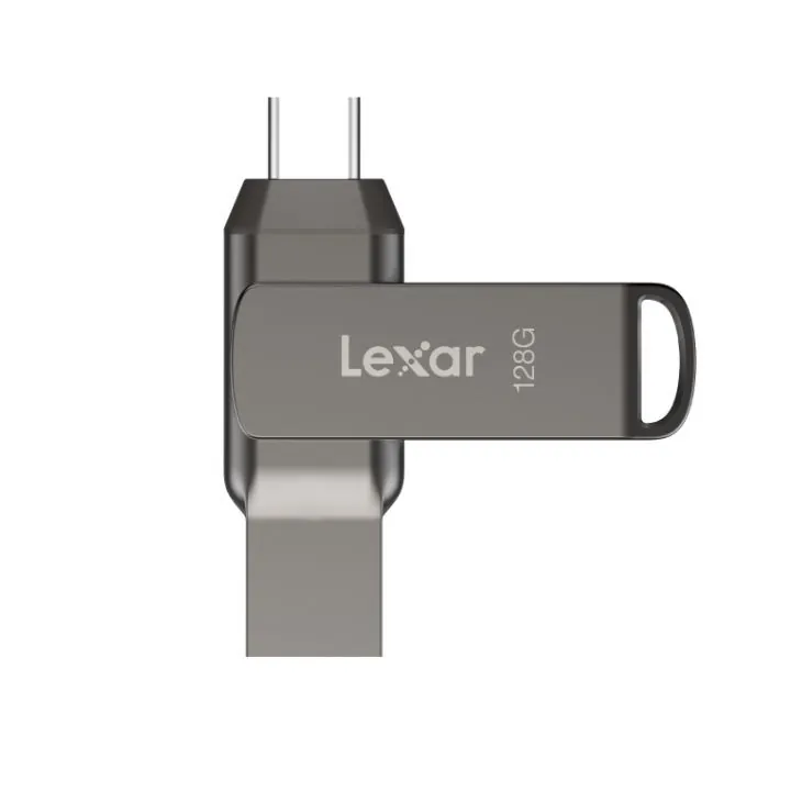 فلاشة ليكسر 128 جيجا بايت مزدوجة المنافذ – موديل D400 Lexar JumpDrive Dual Drive D400 128GB USB 3.2 Gen 1 — 3