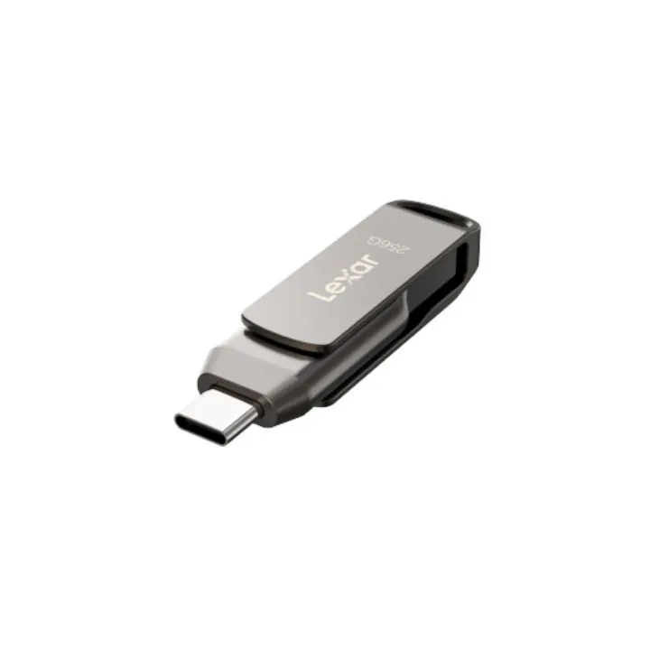 فلاشة ليكسر 256 جيجا بايت مزدوجة المنافذ – موديل D400 Lexar JumpDrive Dual Drive D400 256GB USB 3.2 Gen 1 — 2