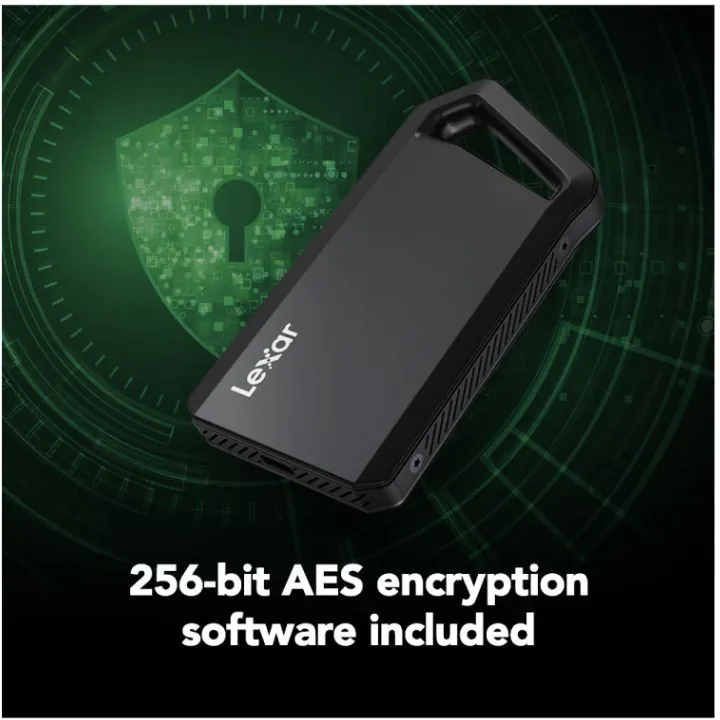 هارد خارجي ليكسر بروفيشنال SL600 محمول سعة 2 تيرة Lexar Professional SL600 Portable SSD 2TB – USB 3.2 Gen 2x2 — 3