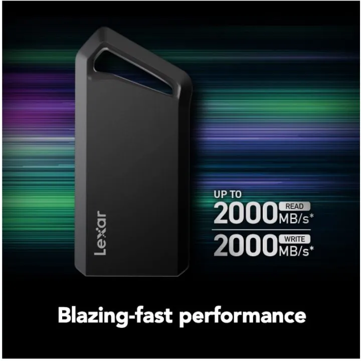 هارد خارجي ليكسر بروفيشنال SL600 محمول سعة 2 تيرة Lexar Professional SL600 Portable SSD 2TB – USB 3.2 Gen 2x2 — 2