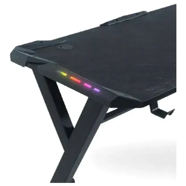 ميز مكتبي وميز ألعاب رُندا بإضاءة RUNDA Office &amp; Gaming Desk RD-T002 RGB LED — 2
