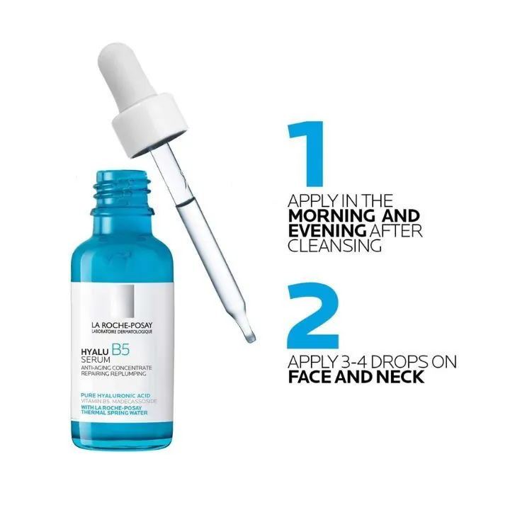 سيروم هيالو B5 من لاروش بوزيه لمكافحة التجاعيد وإعادة امتلاء البشرة Hyalu B5 Serum – Anti-Wrinkle Concentrate – 30ml — 2