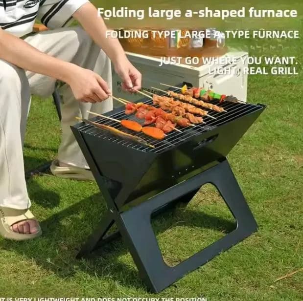 شواية فحم محمولة قابلة للطي مقاس 48×27.5 سم XINWAN Portable Foldable BBQ Grill – MD-8018B