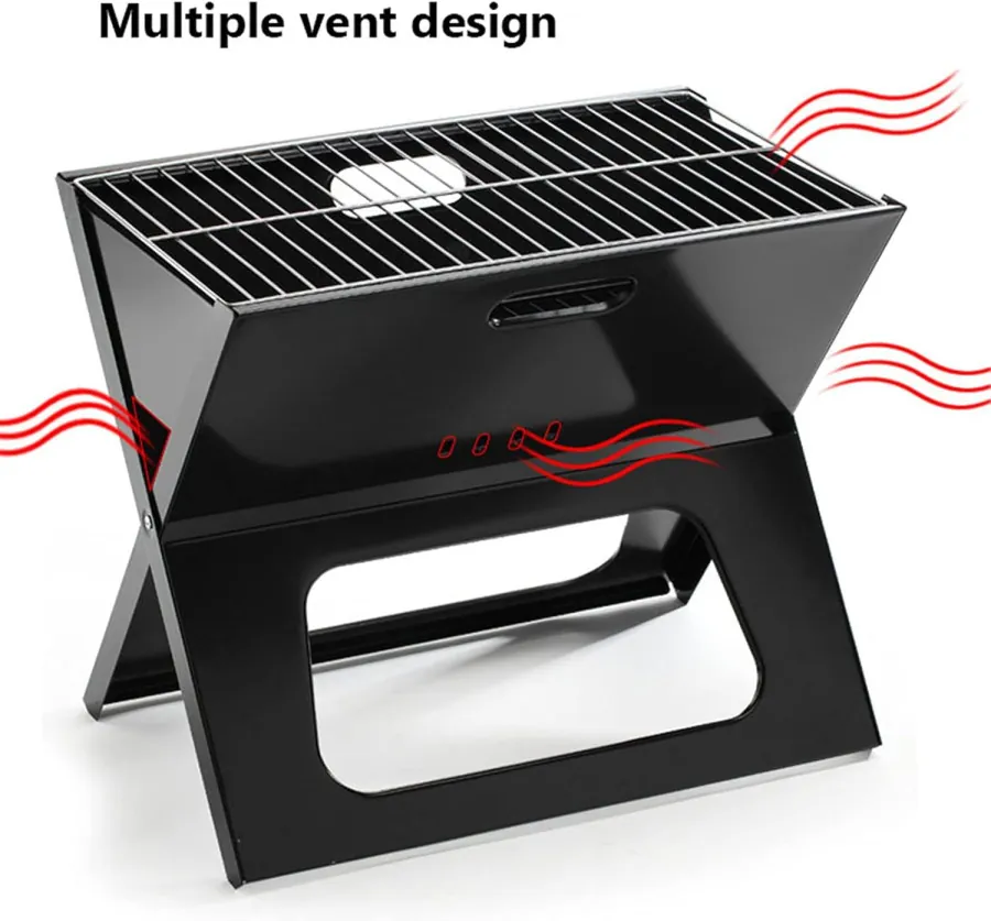 شواية فحم محمولة قابلة للطي مقاس 48×27.5 سم XINWAN Portable Foldable BBQ Grill – MD-8018B — 5
