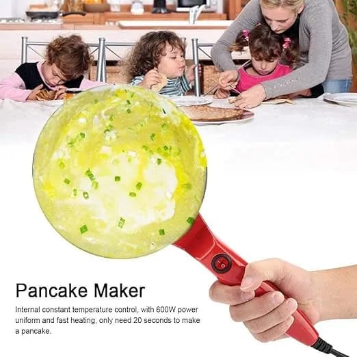 مقلاة بان كيك أوتوماتيكية كهربائية وخابزة خبز Fully Automatic Pancake Pan &amp; Bread Maker — 3