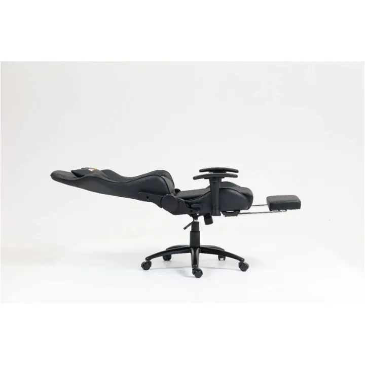 كرسي ألعاب بيتا ريسنغ أسود مع مسند قدم Beta Racing Gaming Chair Black with Footrest — 3