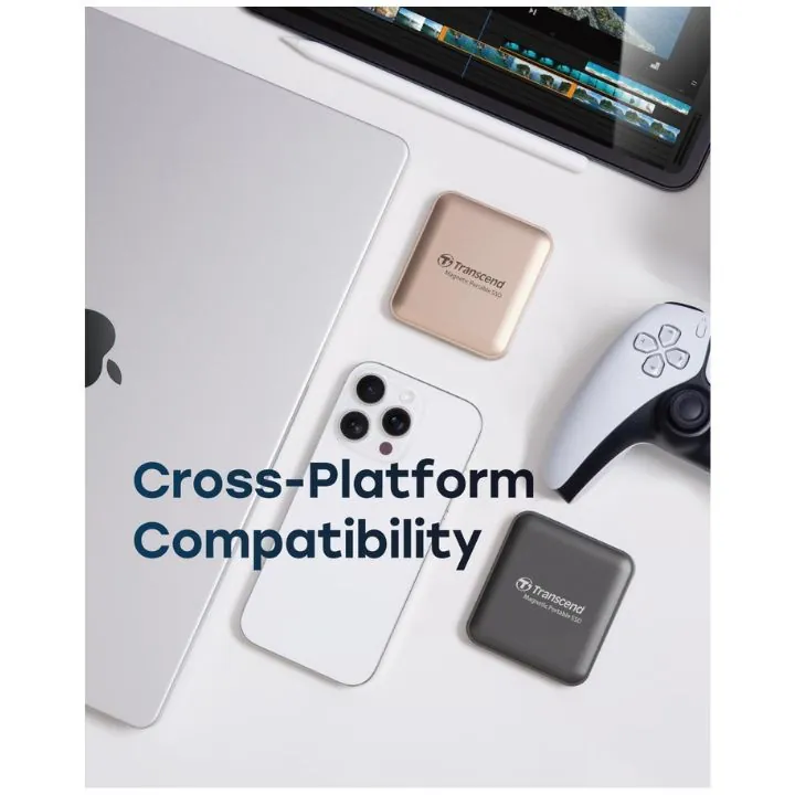 هارد خارجي مغناطيسي ترانسيند 1 تيرابايت MagSafe Transcend 1TB Magnetic Portable SSD ESD420 — 3