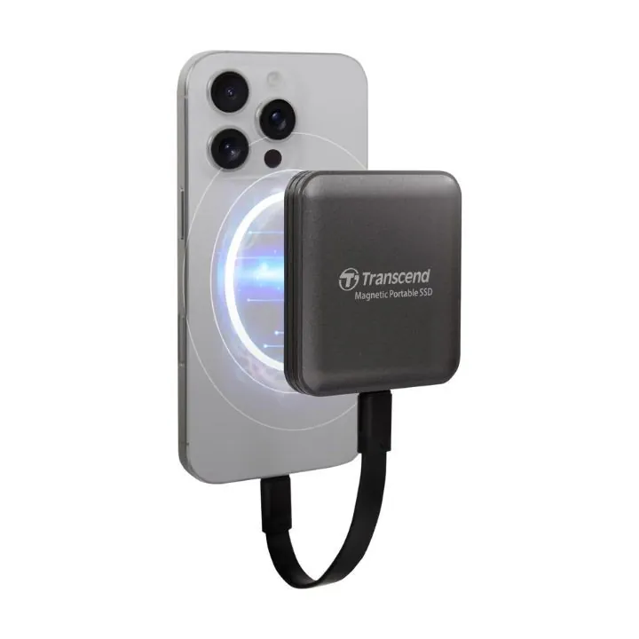 هارد خارجي ترانسيند مغناطيسي 4 تيرابايت Transcend ESD420 Magnetic Portable SSD – 4TB