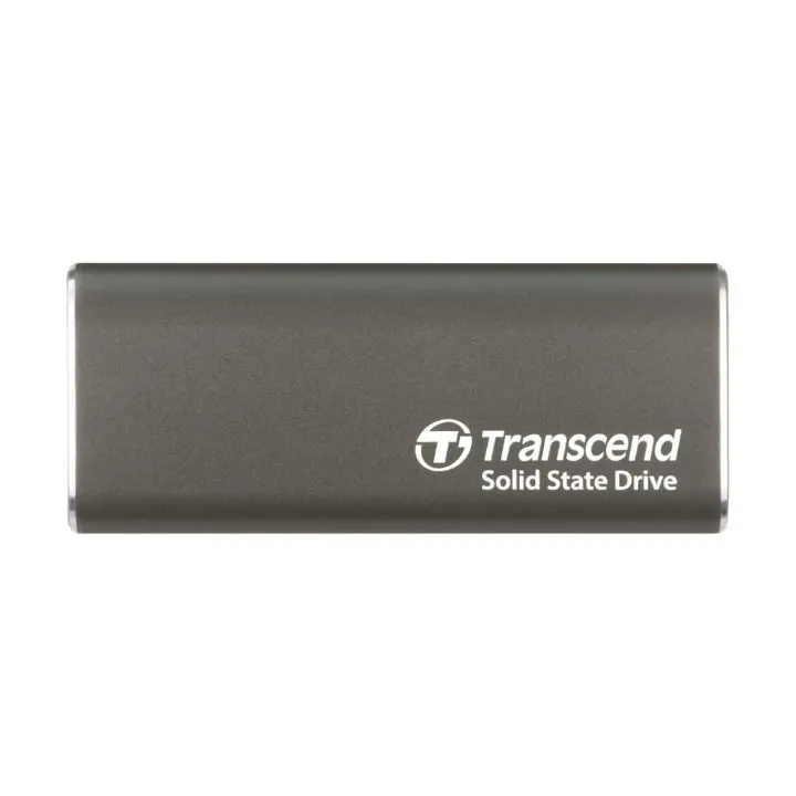 هارد خارجي ترانسيند 2 تيرابايت تصميم معدني أنيق بسرعة ‎1050MB/s‎ Transcend ESD265C Portable SSD – 2TB