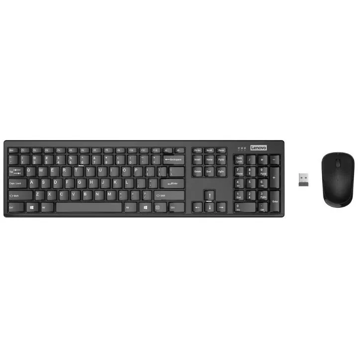 طقم لاسلكي من لينوفو 100 (كيبورد وماوس لاسلكي) Lenovo 100 Wireless Combo Keyboard &amp; Mouse — 3