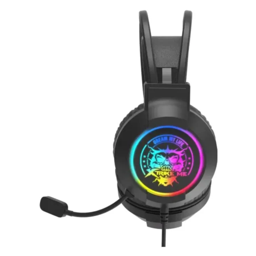 سماعة ألعاب اكسترايك مي GH-516 محيطية 7.1 بإضاءة RGB ثابتة XTRIKE ME GH-516 7.1 Surround Gaming Headset — 2