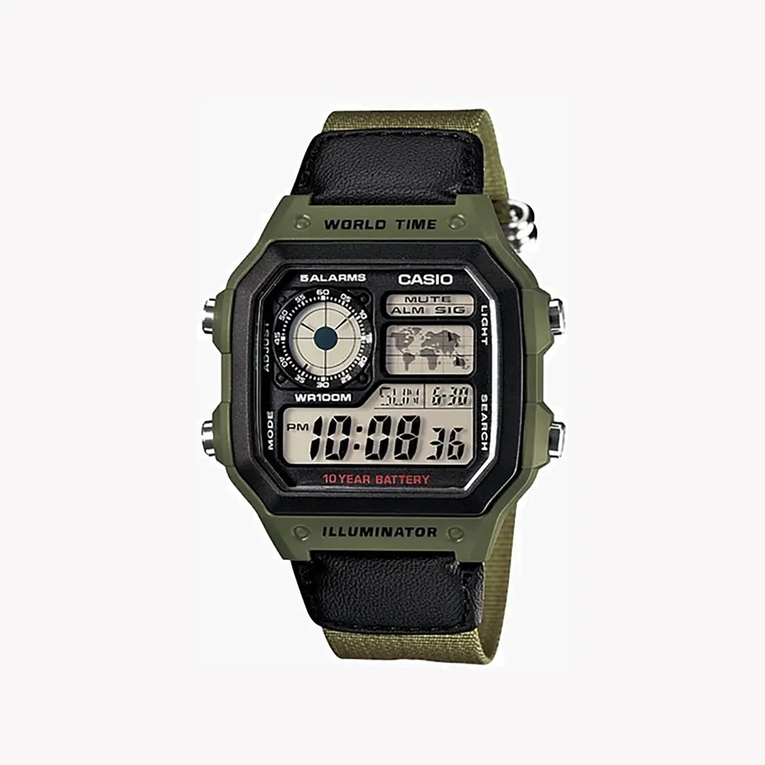 ساعة كاسيو رجالية رقمية AE-1200WHB-3BVDF
