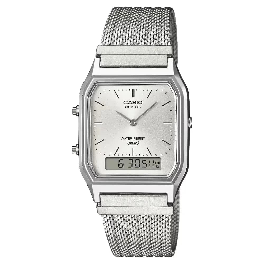 ساعة كاسيو فينتدج AQ-230EM-7A أنالوج-ديجيتال