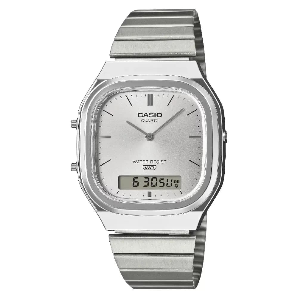 ساعة كاسيو فينتاج AQ-240E-7ADF أنالوج-ديجيتال