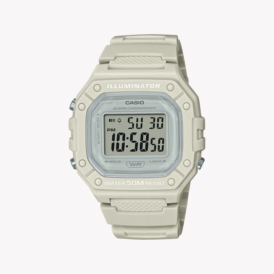 ساعة كاسيو رقمية للجنسين W-218HC-8AVDF