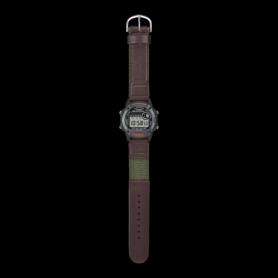 ساعة كاسيو رقمية رجالية/للجنسين W-220HF-3AVDF