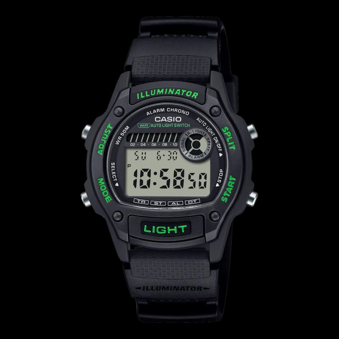 ساعة كاسيو رجالية رقمية موديل W-220H-1A3VDF